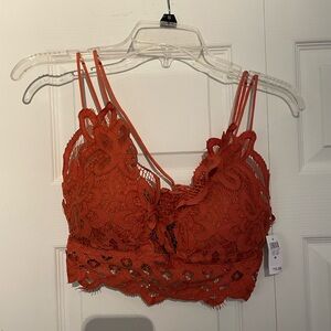 Burnt orange bralette